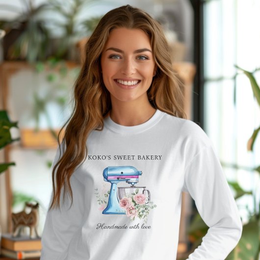 Schattigee Stand Mixer Bakkerij Personeel T-shirt