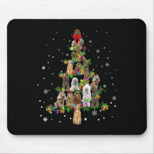 Schattigee Standaard Poedel Hond Kerstboom Gift De Muismat
