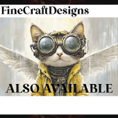 Schattigee Steampunk Cat met vleugels, Rain AX8 De Tissuepapier
