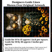 Schattigee Steampunk Cat, Yellow Flowers CY9L Deco Tissuepapier