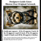 Schattigee Steampunk Dog in Hoodie DS3R Decoupage Tissuepapier