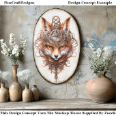 Schattigee Steampunk Fox 116 Decoupage Tissuepapier