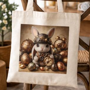 Schattigee Steampunk paashaas Tote Bag