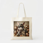 Schattigee Steampunk paashaas Tote Bag (Voorkant)
