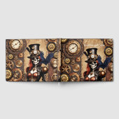 Schattigee Steampunk Skelet Gastenboek (Volledig)