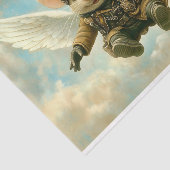 Schattigee Steampunk vliegende muis, vleugels AW4  Tissuepapier (Detail)