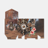 Schattigee steampunk vrouwen bedankdoosjes (Uitgevouwen)