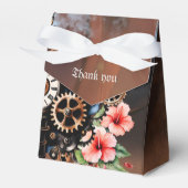 Schattigee steampunk vrouwen bedankdoosjes (Voorkant Zijde)