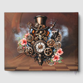 Schattigee steampunk vrouwen gastenboek (Achterkant)