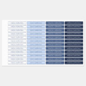 Schattigee steken Blueberry waterdichte jongens na Labels (Vel)