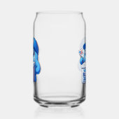 Schattigee stemming Blauw 2024 presidentsverkiezin Blikvorm Glas (Rechts)