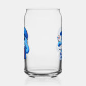 Schattigee stemming Blauw 2024 presidentsverkiezin Blikvorm Glas (Links)