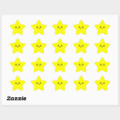 Schattigee ster Sticker (Vel)