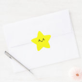 Schattigee ster Sticker (Envelop)