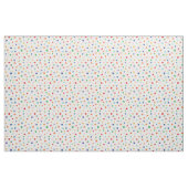 Schattigee sterren en Stippen confetti op wit Stof (Fat Quarter)