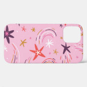 Schattigee sterren regenbogen roze patroon Case-Mate iPhone case (Achterkant (horizontaal))