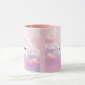 Schattigee Sterren Roze Wolken Combo Mok (Midden)