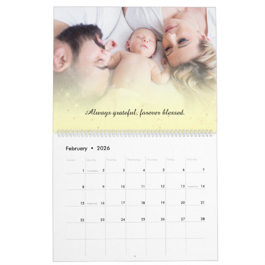 Schattigee sterrenbeelden en positieve quotes 2025 kalender (Feb 2026)