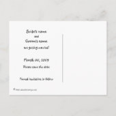 Schattigee Stick Figures Sla de datum Briefkaarten (Achterkant)