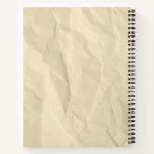 Schattigee Stick Figuur Doodle Papier Aangepaste N Notitieboek (Achterkant)