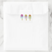 Schattigee Sticker met Popsicle 2 ontwerp (Tas)