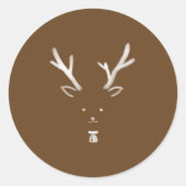 Schattigee stickers. ronde sticker (Voorkant)