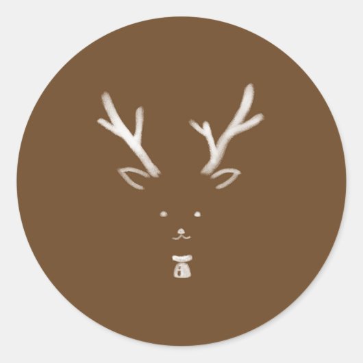 Schattigee stickers. ronde sticker (Voorkant)