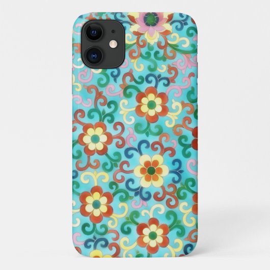 Schattigee  stijl Bloemen Bloemenkunst Case-Mate iPhone Case (Achterkant)