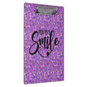 Schattigee stijlvolle glitter altijd glimlach eleg klembord (Rechts)