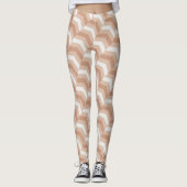 Schattigee stijlvolle hardloopoefenyoga leggings (Voorkant)