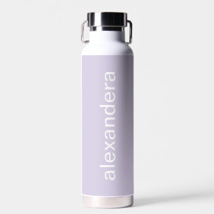 Schattigee Stijlvolle Lichte Paarse Gepersonalisee Waterfles