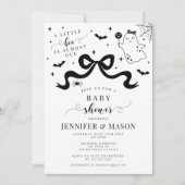 Schattigee Stijlvolle Little Boo Ghost Bow Baby Gi Kaart (Voorkant)