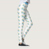 Schattigee Stijlvolle Nautische Zeilboot Blue Sail Leggings (Rechts)