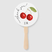 Schattigee stijlvolle rode kersen foto dank u Mono Handwaaier (Voorkant)