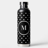 Schattigee stippen gepersonaliseerde monogram ther waterfles (Links)
