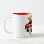 Schattigee straatrace tweekleurige koffiemok (Links)