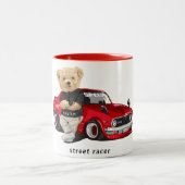 Schattigee straatrace tweekleurige koffiemok (Center)