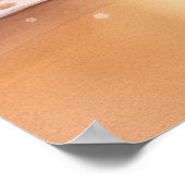 Schattigee strand zonsopgang liefhebbers poster (Hoek)