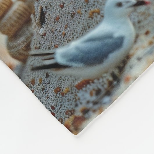 Schattigee strandkabouter met een paraplu fleece deken (Hoek)