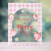 Schattigee Strawberry Daisy Berry Eerste Foto Verj Acryl Bord (Neutraal)
