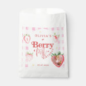 Schattigee Strawberry Daisy Berry Eerste Foto Verj Bedankzakje (Voorkant)