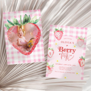 Schattigee Strawberry Daisy Berry Eerste Foto Verj Kaart
