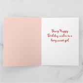 Schattigee Strawberry Koala Beer Verjaardag Kaart (Binnen)