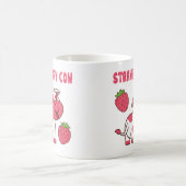 Schattigee Strawberry Koe Print Koffiemok (Center)