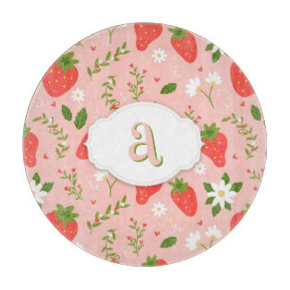 Schattigee Strawberry Pattern Cutting Board Snijplank