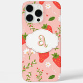 Schattigee Strawberry Pattern iPhone / iPad case (Achterkant)