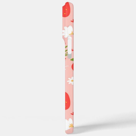 Schattigee Strawberry Pattern iPhone / iPad case (Achterkant / Links)