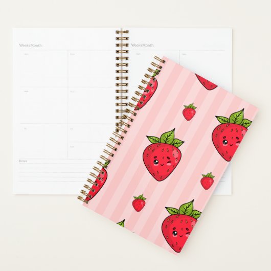 Schattigee Strawberry Pink Planner (Display)