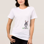 Schattigee Streetwear Rabbit Graphic T-shirt (Voorkant)
