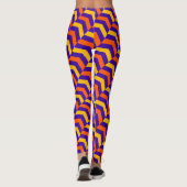 Schattigee Stripe Chevron Workout Leggings (Achterkant)